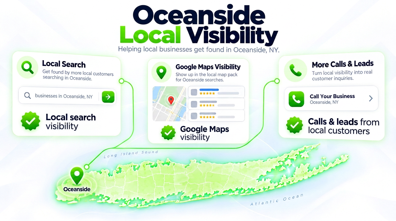 SEO Juggernaut search bar connected to AI chat assistants and a Google Maps pack over a Oceanside neighborhood